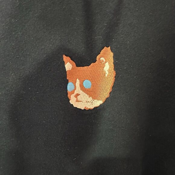 FW15 Golf Wang Embroidered Kill Cat Hoodie “Black” 2024 - Picture 3 of 6